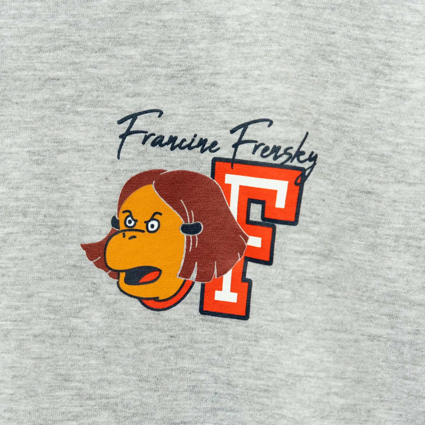 Arthur 'F is for Francine' T-Shirt - Heather Grey sold by RetroKid product image thumbnail 4