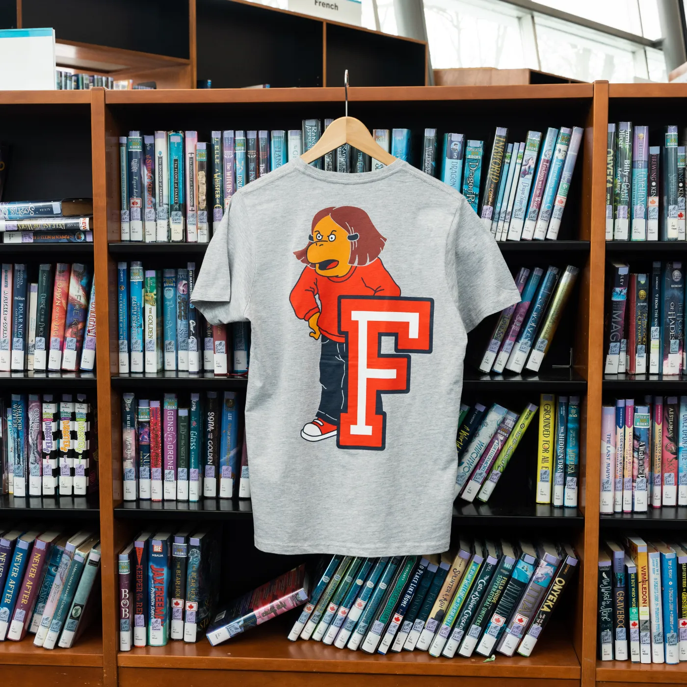 Arthur 'F is for Francine' T-Shirt - Heather Grey sold by RetroKid product image thumbnail 3