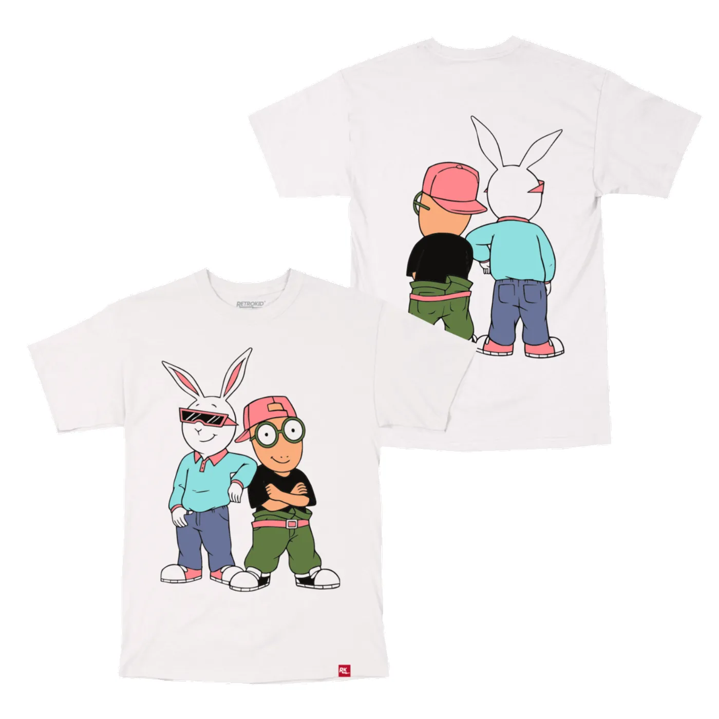 Arthur Fresh Dudes T-Shirt - White sold by RetroKid product image thumbnail 5