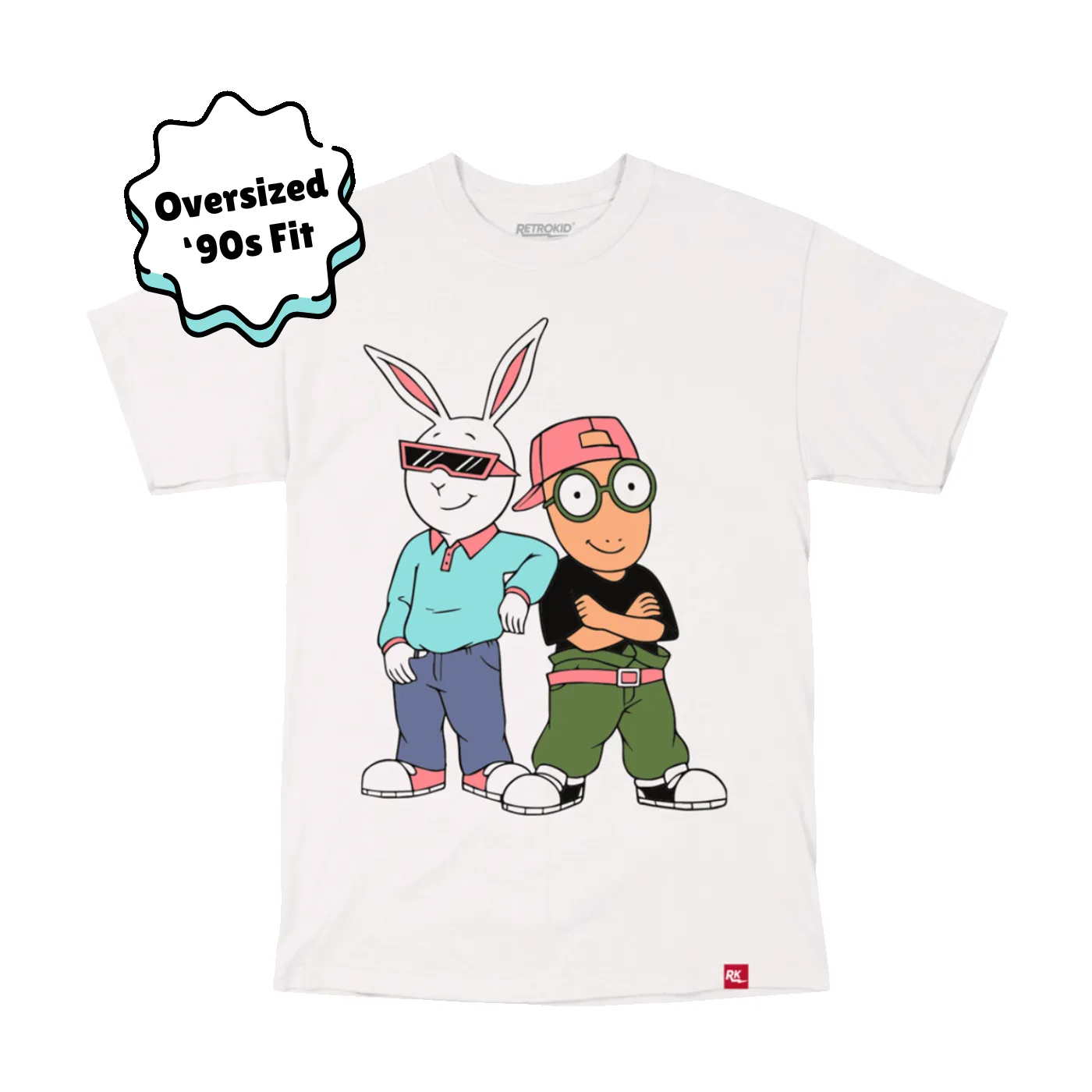 Arthur Fresh Dudes T-Shirt - White sold by RetroKid