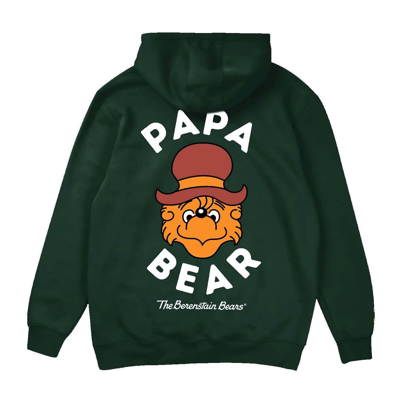 Berenstain Bears Papa Bear Hoodie - Forest Green sold by RetroKid product image thumbnail 4