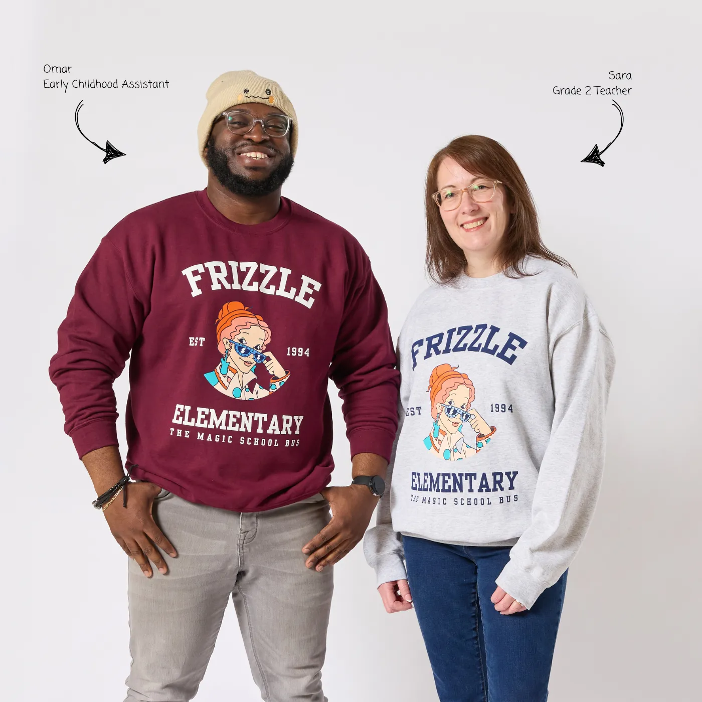 Magic School Bus Ms. Frizzle Crew - Maroon sold by RetroKid product image thumbnail 2