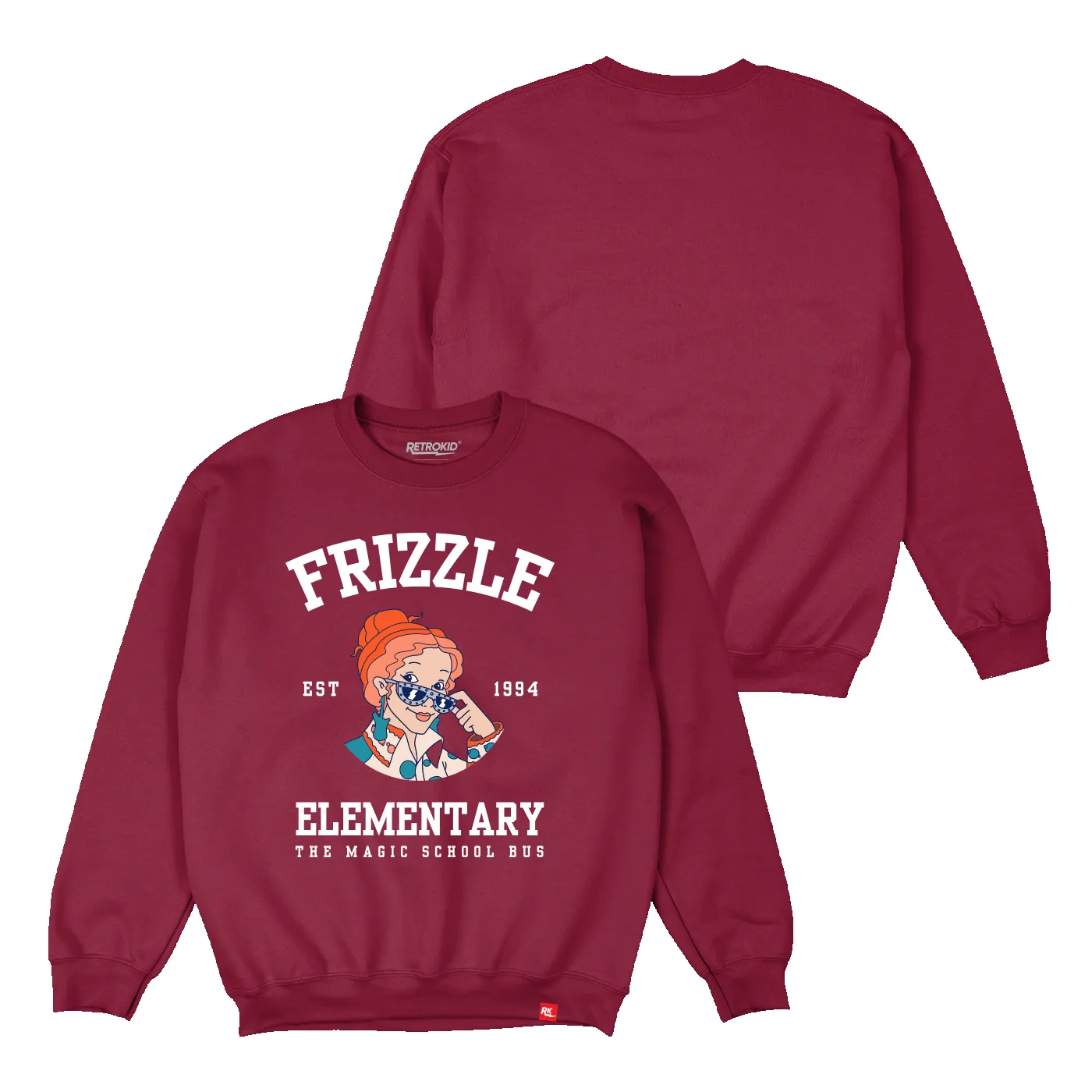 Magic School Bus Ms. Frizzle Crew - Maroon sold by RetroKid product image thumbnail 4