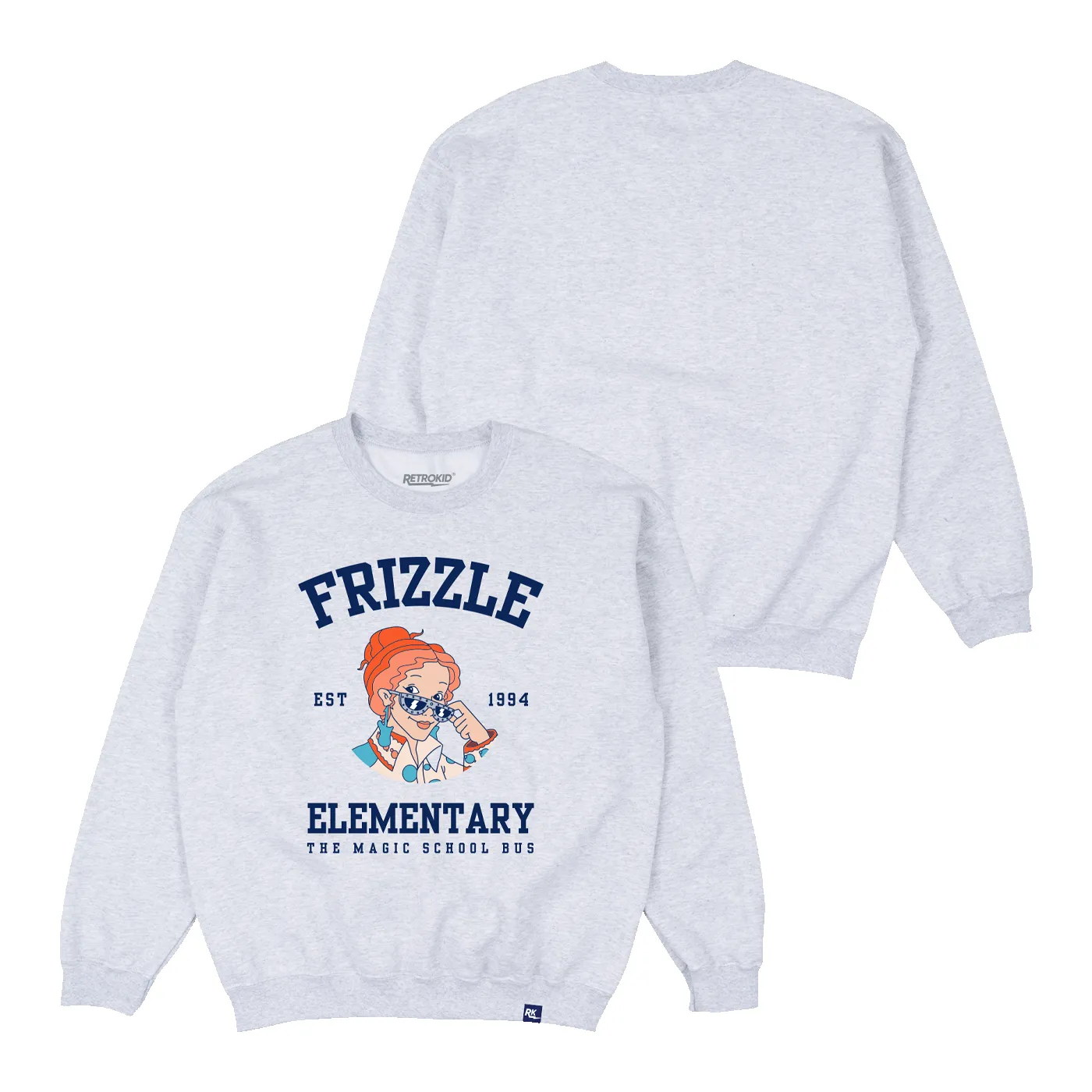 Magic School Bus Ms. Frizzle Crew - Heather Grey sold by RetroKid product image thumbnail 4