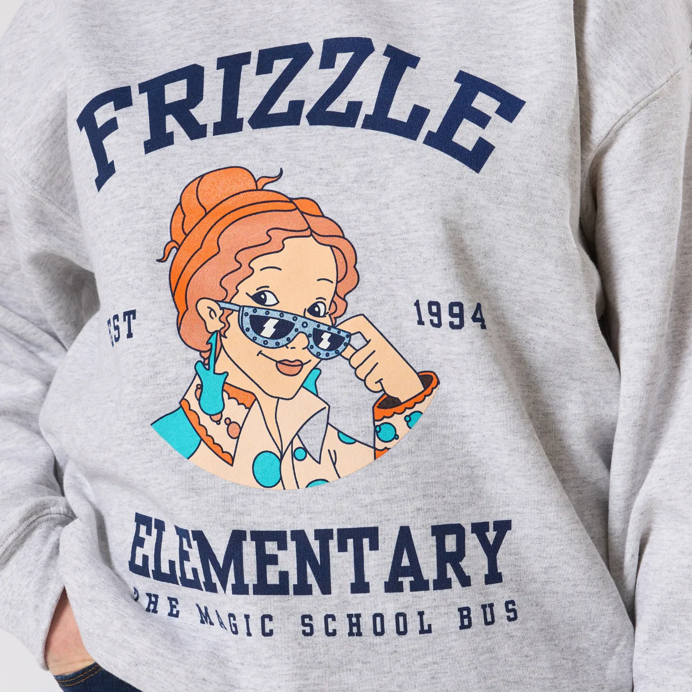 Magic School Bus Ms. Frizzle Crew - Heather Grey sold by RetroKid product image thumbnail 2