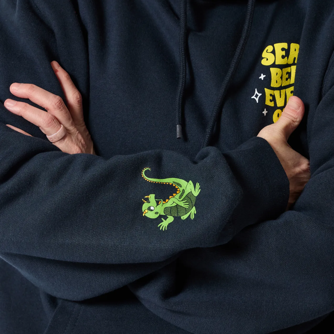 Magic School Bus Seatbelts Everyone Hoodie - Navy sold by RetroKid product image thumbnail 4