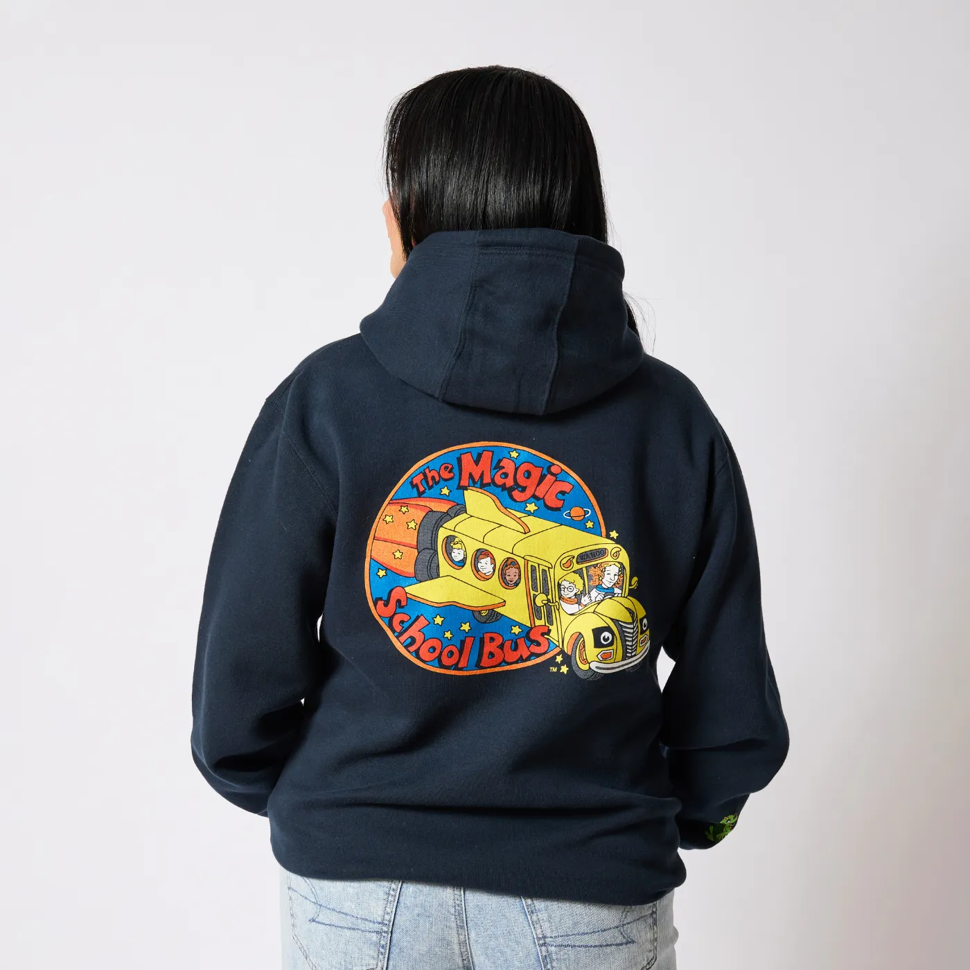 Magic School Bus Seatbelts Everyone Hoodie - Navy sold by RetroKid product image thumbnail 3