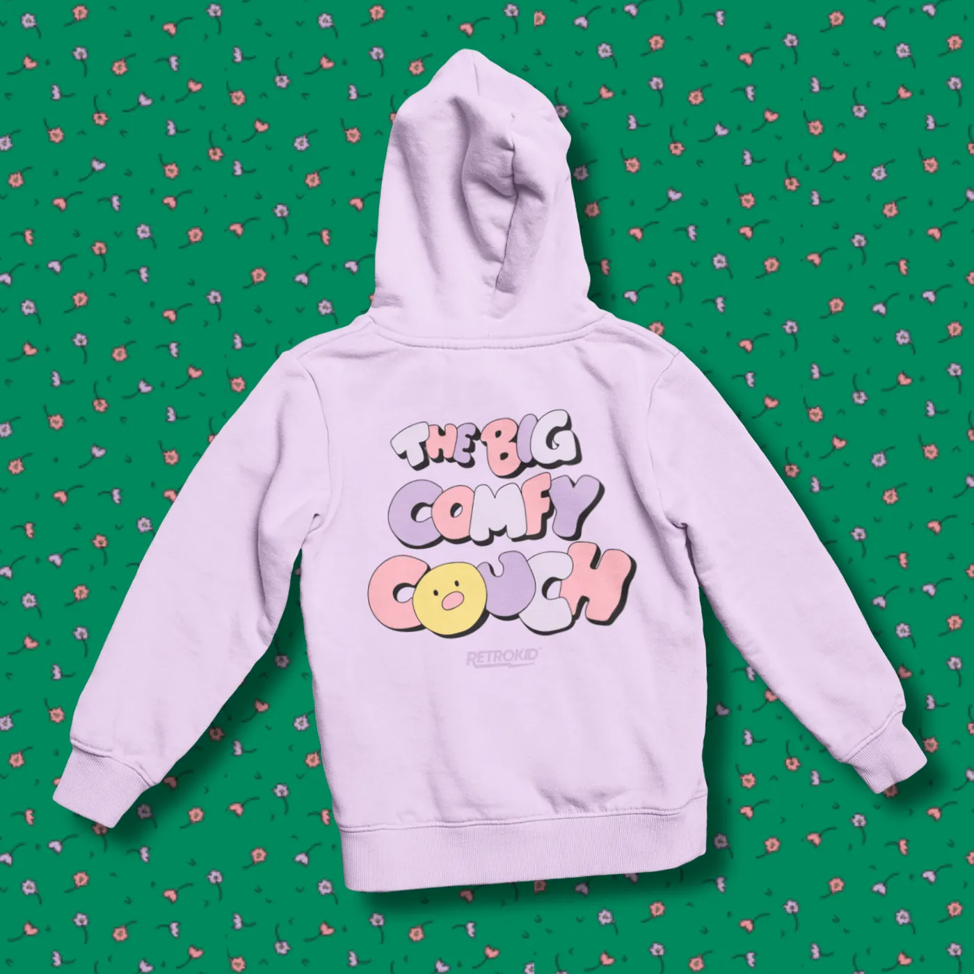 Big Comfy Couch Sun & Moon Hoodie - Lilac sold by RetroKid product image thumbnail 2