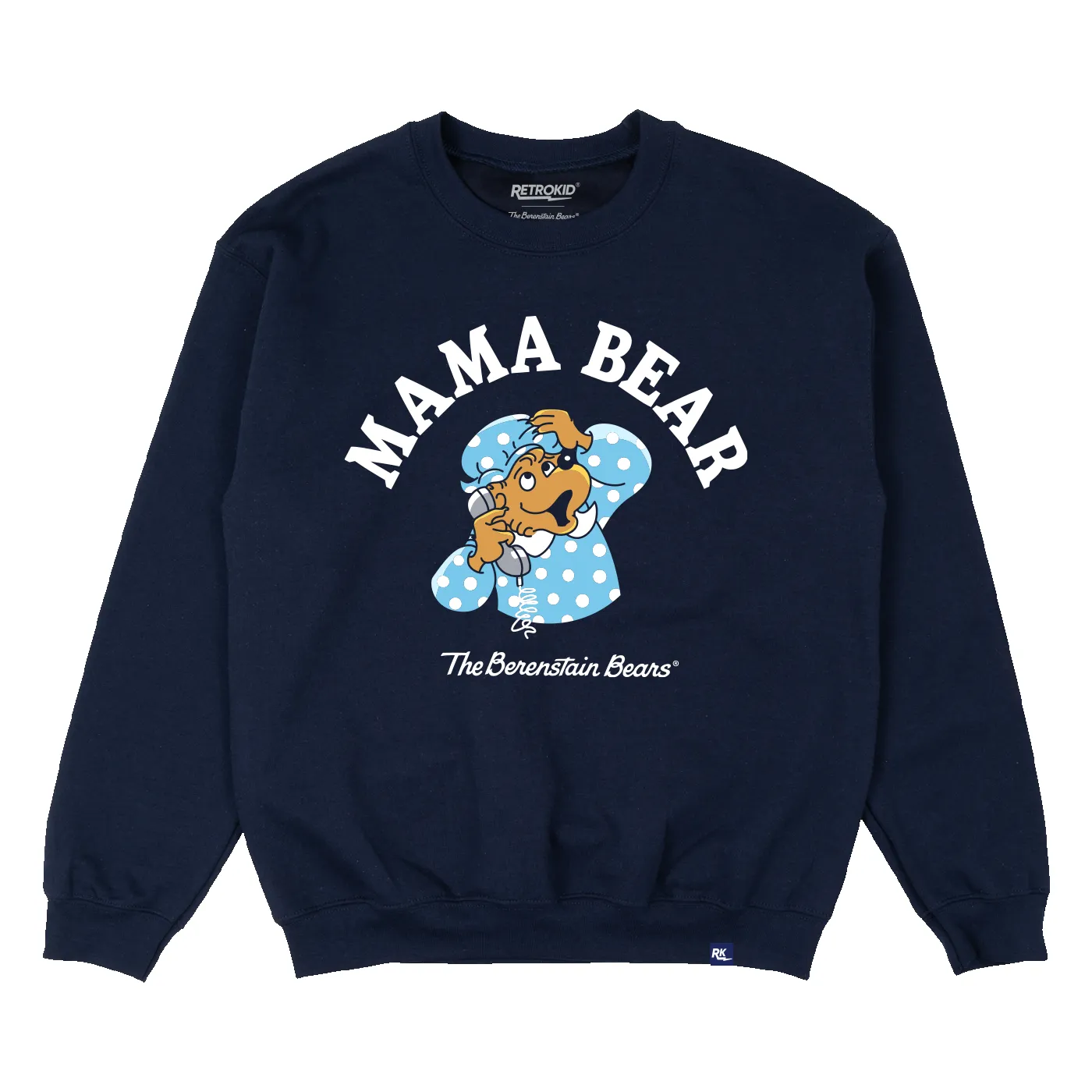 Berenstain Bears Mama Bear Crew - Navy sold by RetroKid product image thumbnail 3