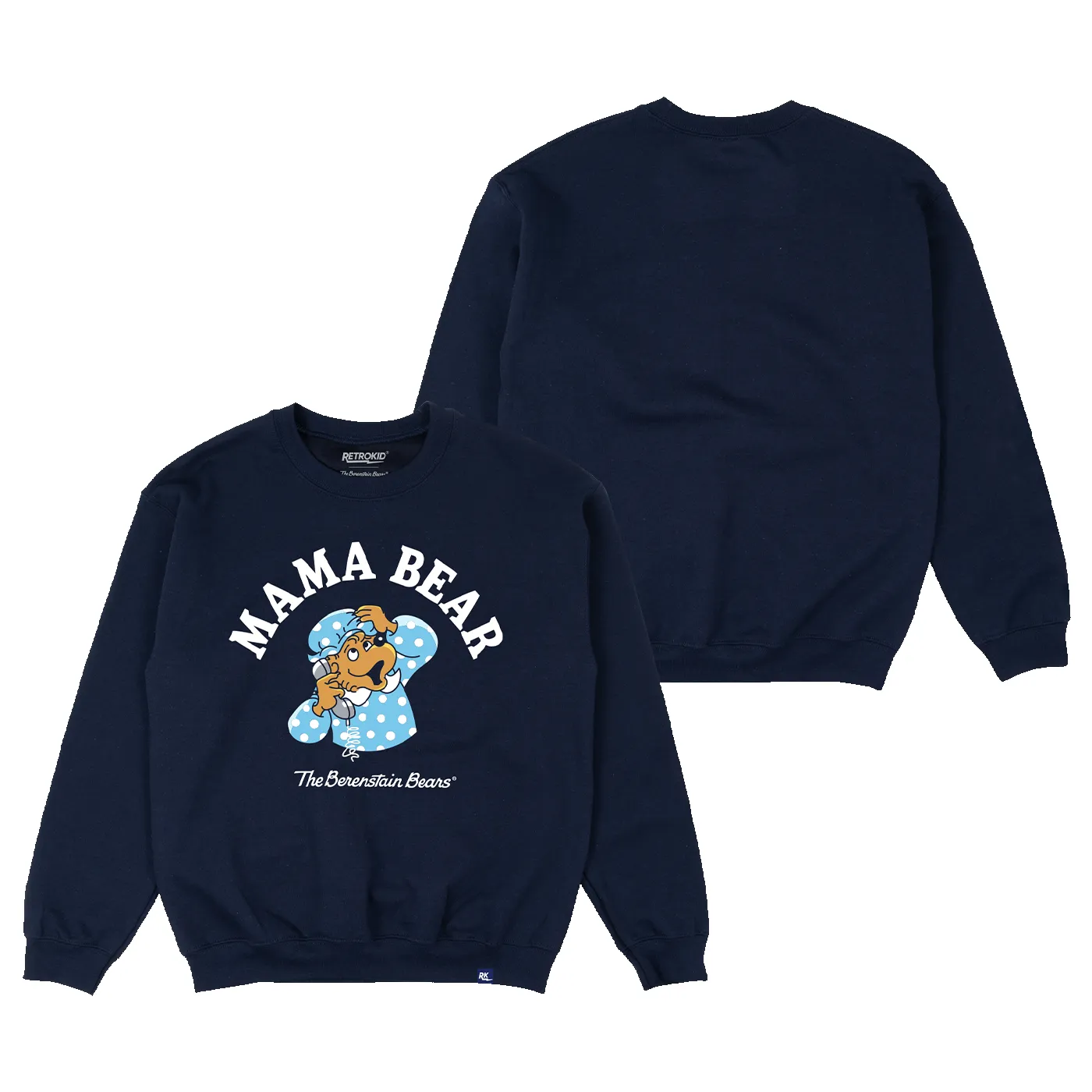 Berenstain Bears Mama Bear Crew - Navy sold by RetroKid product image thumbnail 4