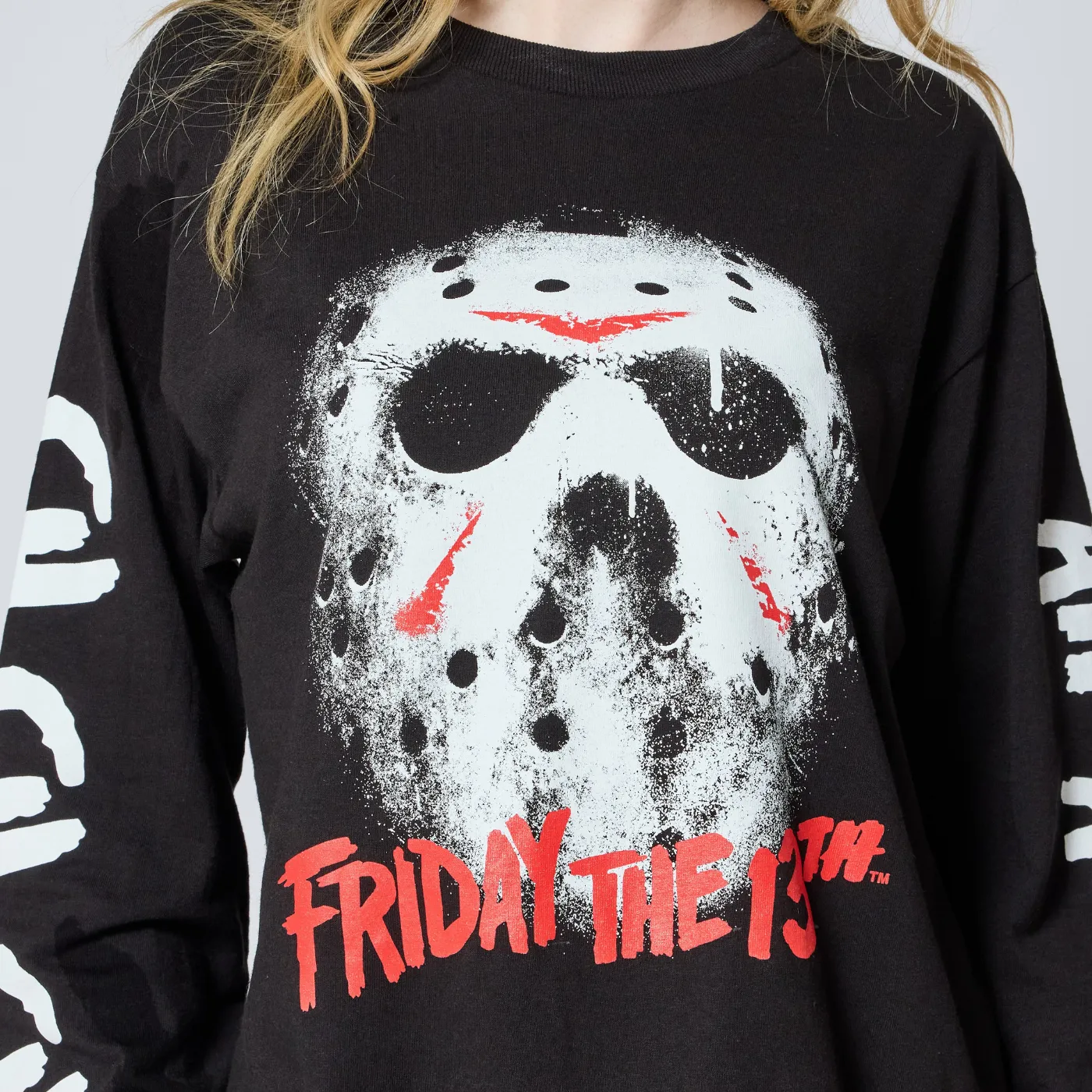 Friday The 13th Vorhees Long Sleeve - Black sold by RetroKid product image thumbnail 5