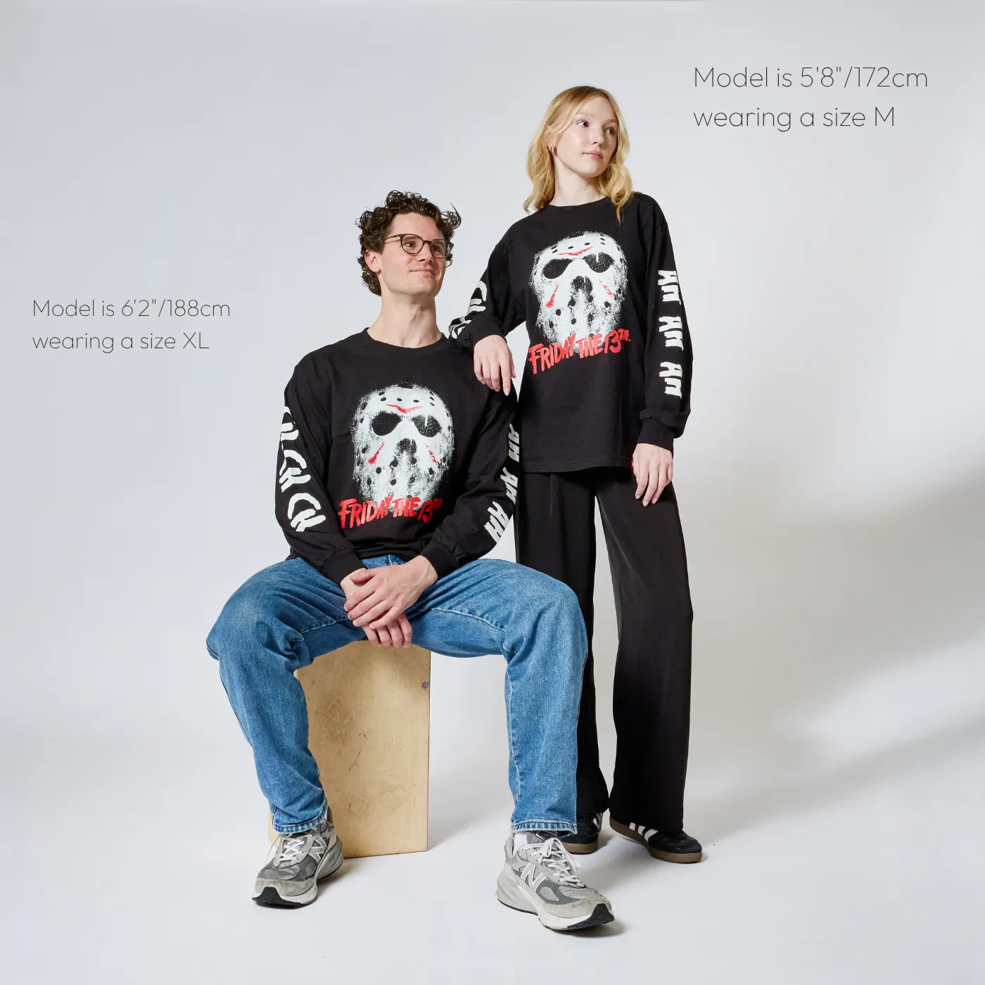Friday The 13th Vorhees Long Sleeve - Black sold by RetroKid product image thumbnail 2
