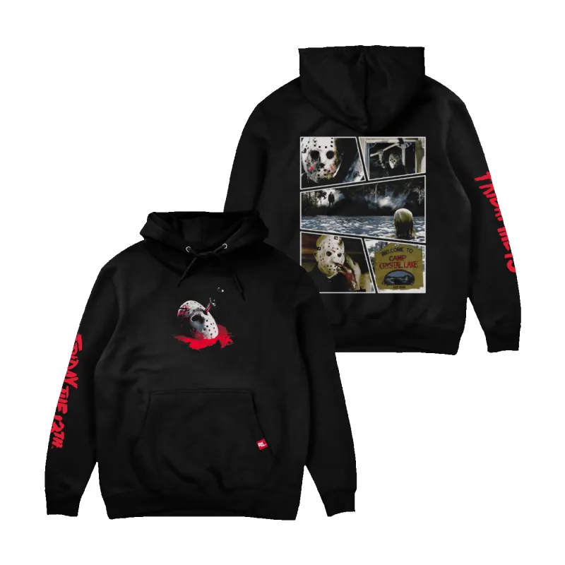 Friday The 13th Camper Hoodie - Black sold by RetroKid