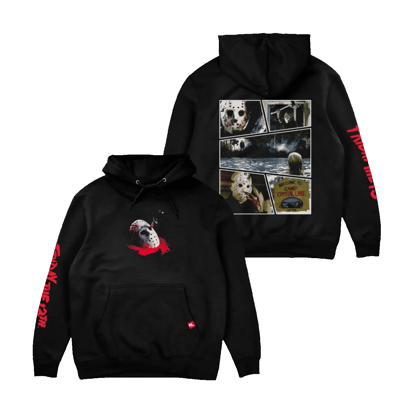 Friday The 13th Camper Hoodie - Black sold by RetroKid