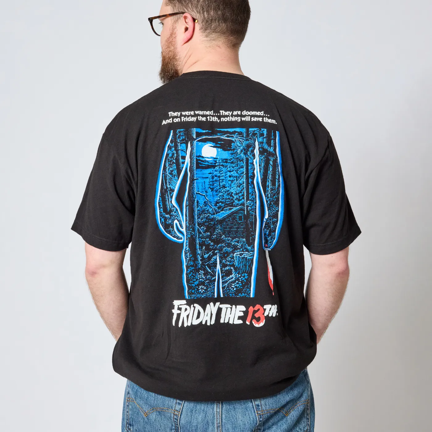 Friday The 13th Poster T-Shirt - Black sold by RetroKid product image thumbnail 2