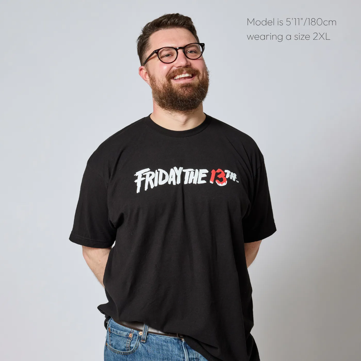 Friday The 13th Poster T-Shirt - Black sold by RetroKid product image thumbnail 3