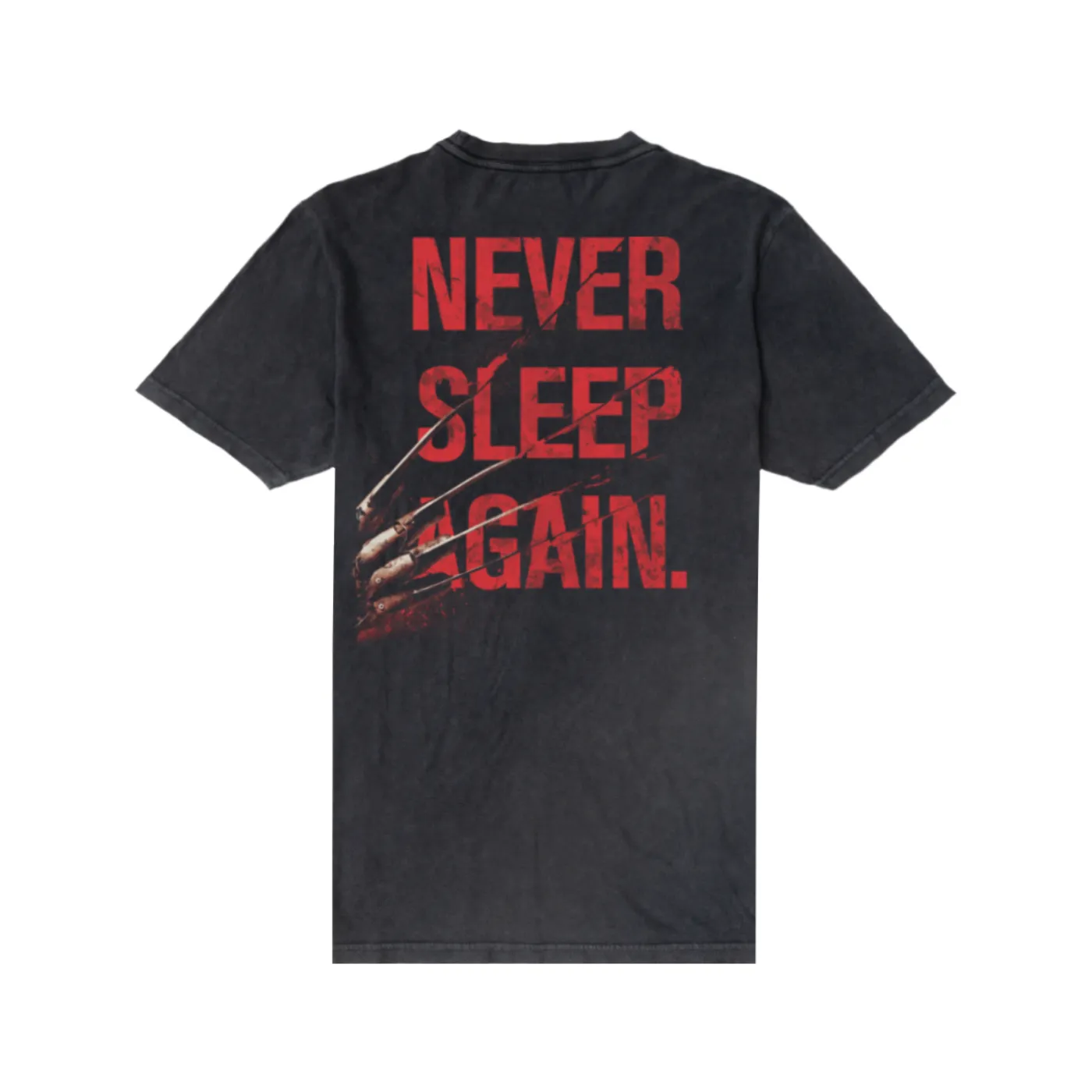 Nightmare On Elm Street Never Sleep Vintage T-Shirt - Black sold by RetroKid product image thumbnail 5