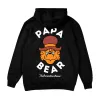 Berenstain Bears Papa Bear Hoodie - Black sold by RetroKid