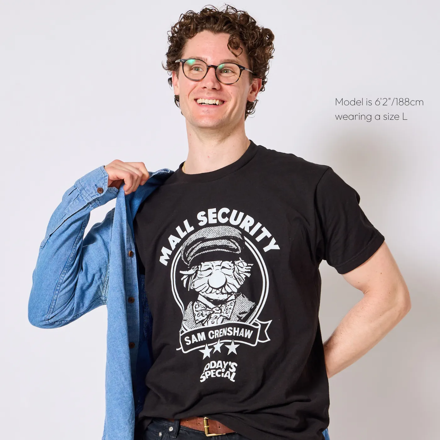 TVO Today's Special Sam Crewnshaw T-Shirt - Black sold by RetroKid product image thumbnail 3