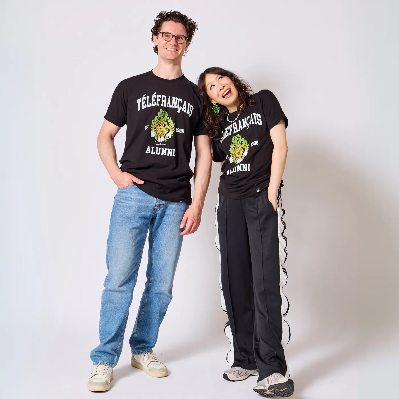 TVO Téléfrançais Alumni T-Shirt - Black sold by RetroKid product image thumbnail 2