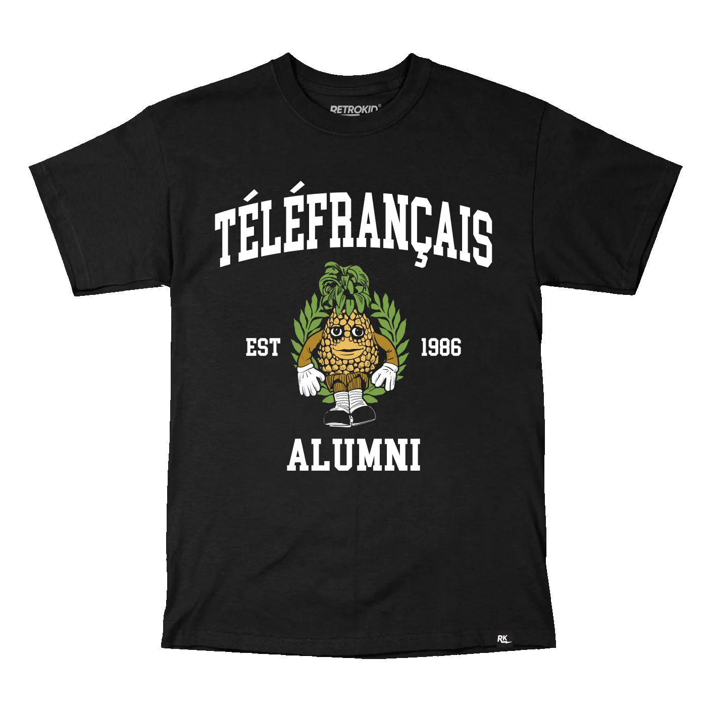 TVO Téléfrançais Alumni T-Shirt - Black sold by RetroKid
