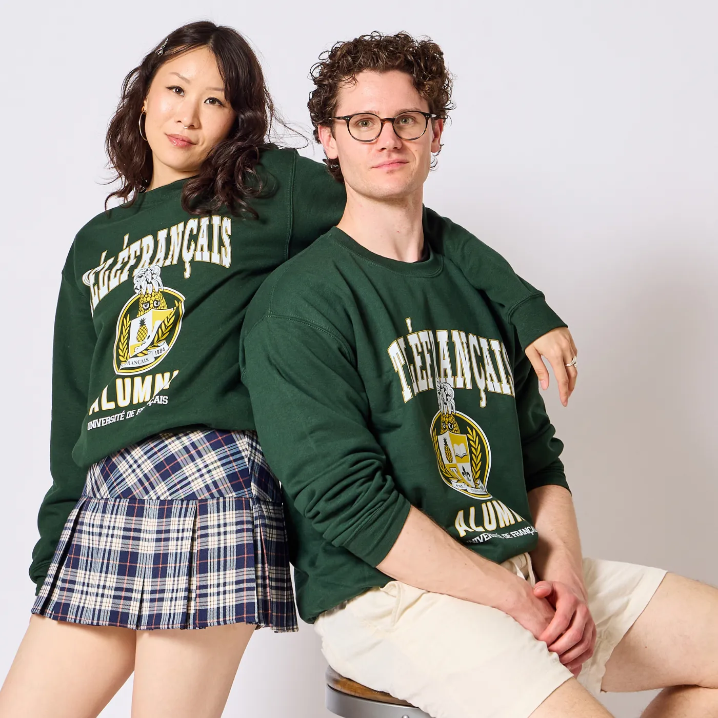 TVO Téléfrançais Alumni Crew - Green sold by RetroKid product image thumbnail 2