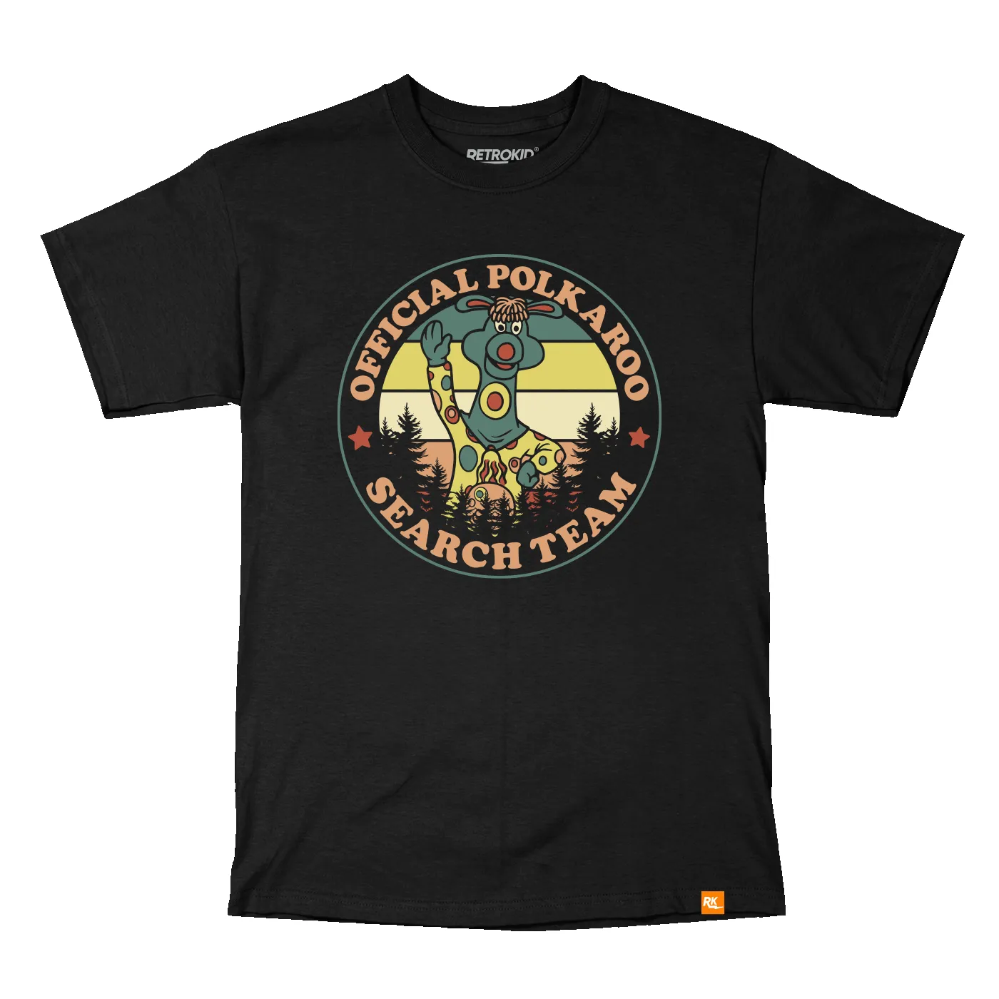 TVO Polkaroo Search Team T-Shirt - Black sold by RetroKid