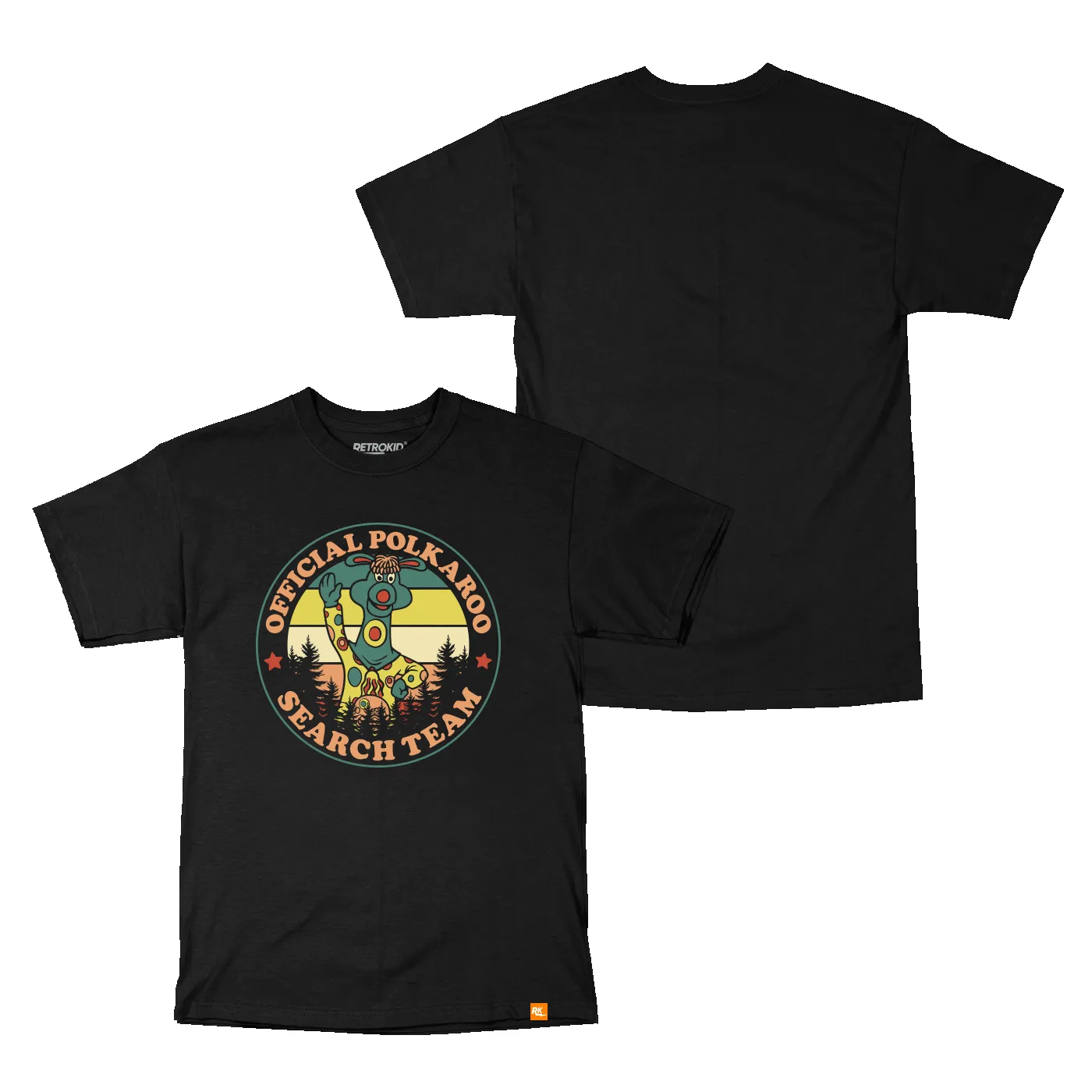 TVO Polkaroo Search Team T-Shirt - Black sold by RetroKid product image thumbnail 5