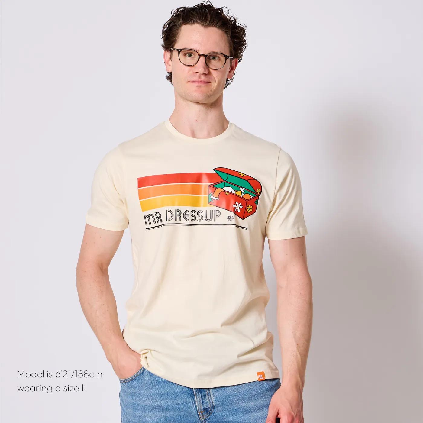 CBC Mr.Dressup Tickle Trunk Heritage T-Shirt - Ivory sold by RetroKid product image thumbnail 4