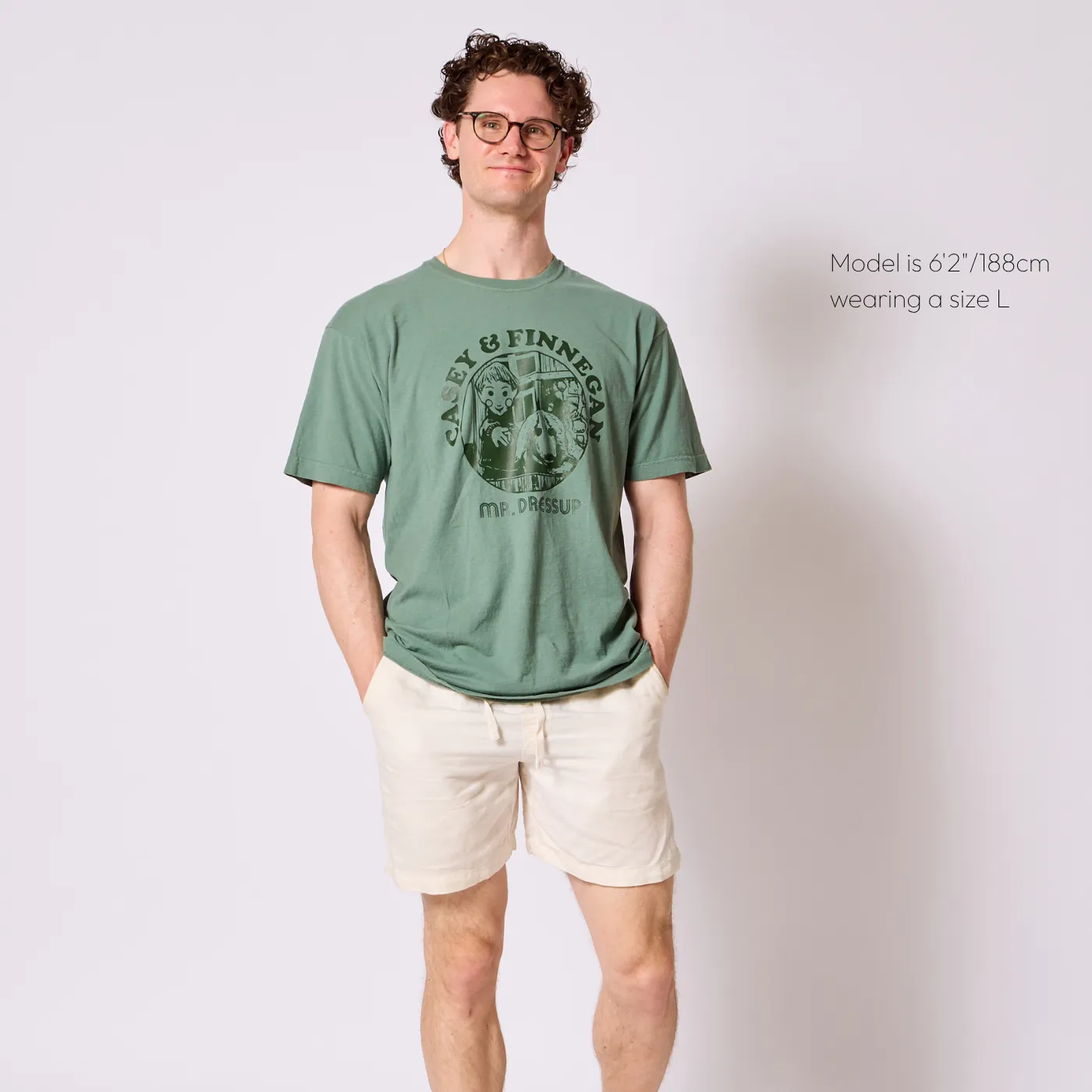 CBC Mr.Dressup Casey & Finnegan T-Shirt - Green sold by RetroKid product image thumbnail 4