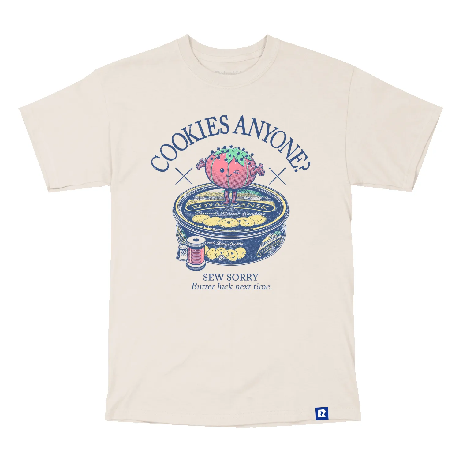 Retrokid Originals Sew Sorry T-Shirt - Ivory sold by RetroKid