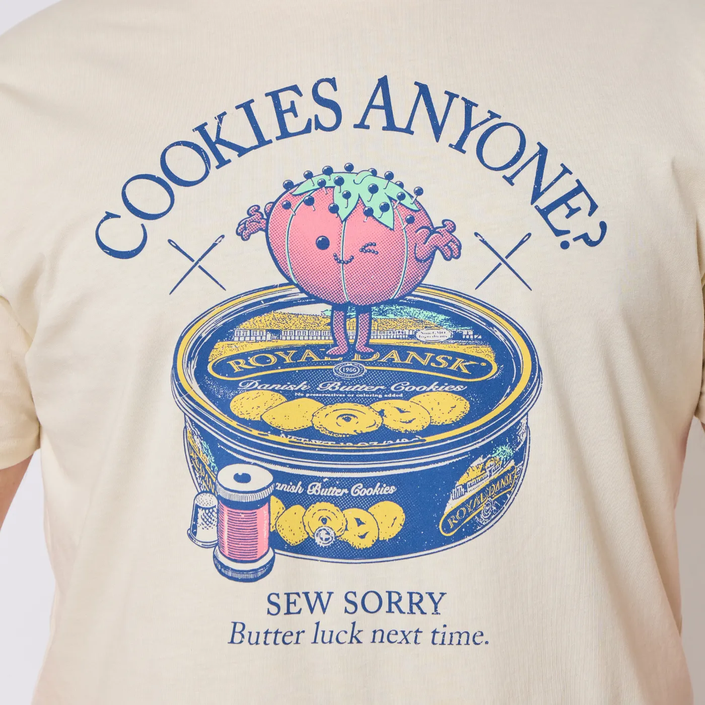 Retrokid Originals Sew Sorry T-Shirt - Ivory sold by RetroKid product image thumbnail 4