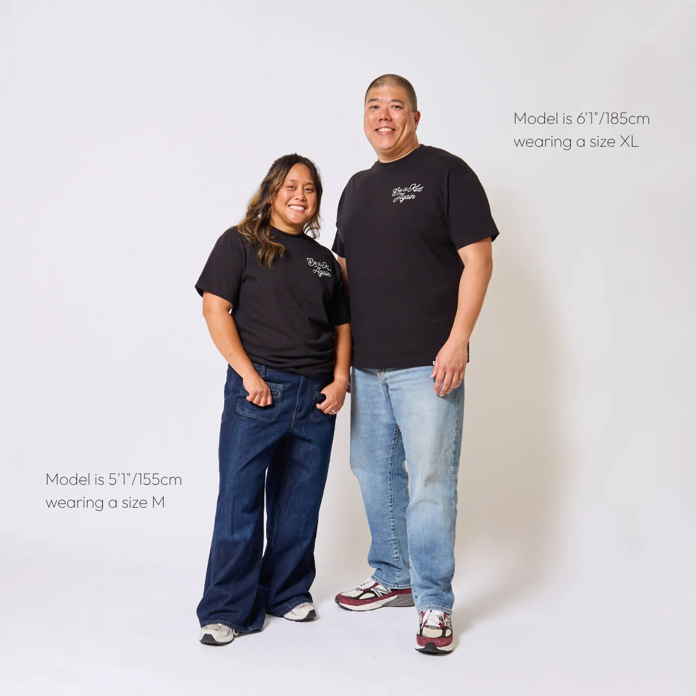 Retrokid Originals Be A Kid T-Shirt - Black sold by RetroKid product image thumbnail 4