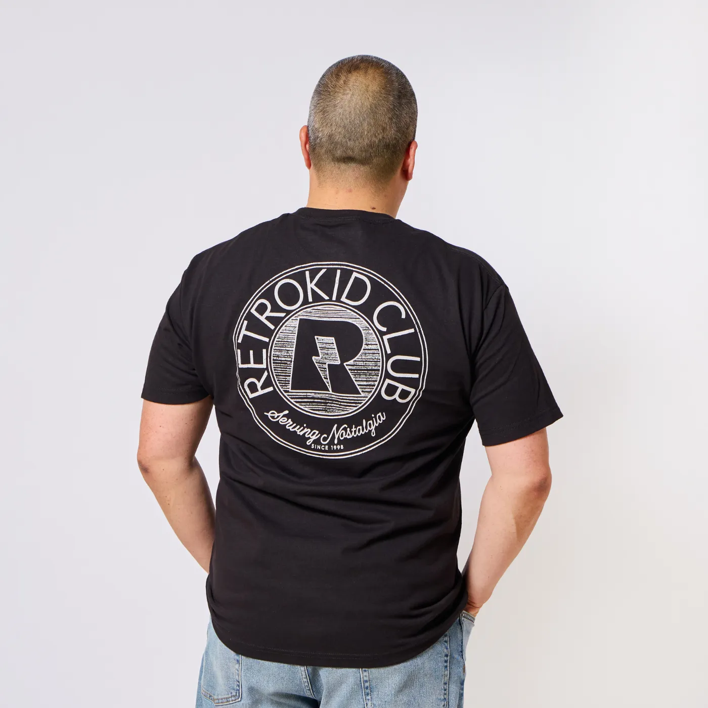 Retrokid Originals Be A Kid T-Shirt - Black sold by RetroKid product image thumbnail 3