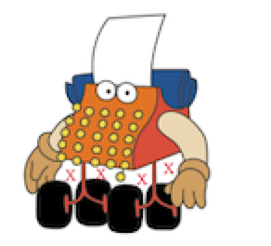 Sesame Street Typewriter Guy Pin sold by RetroKid