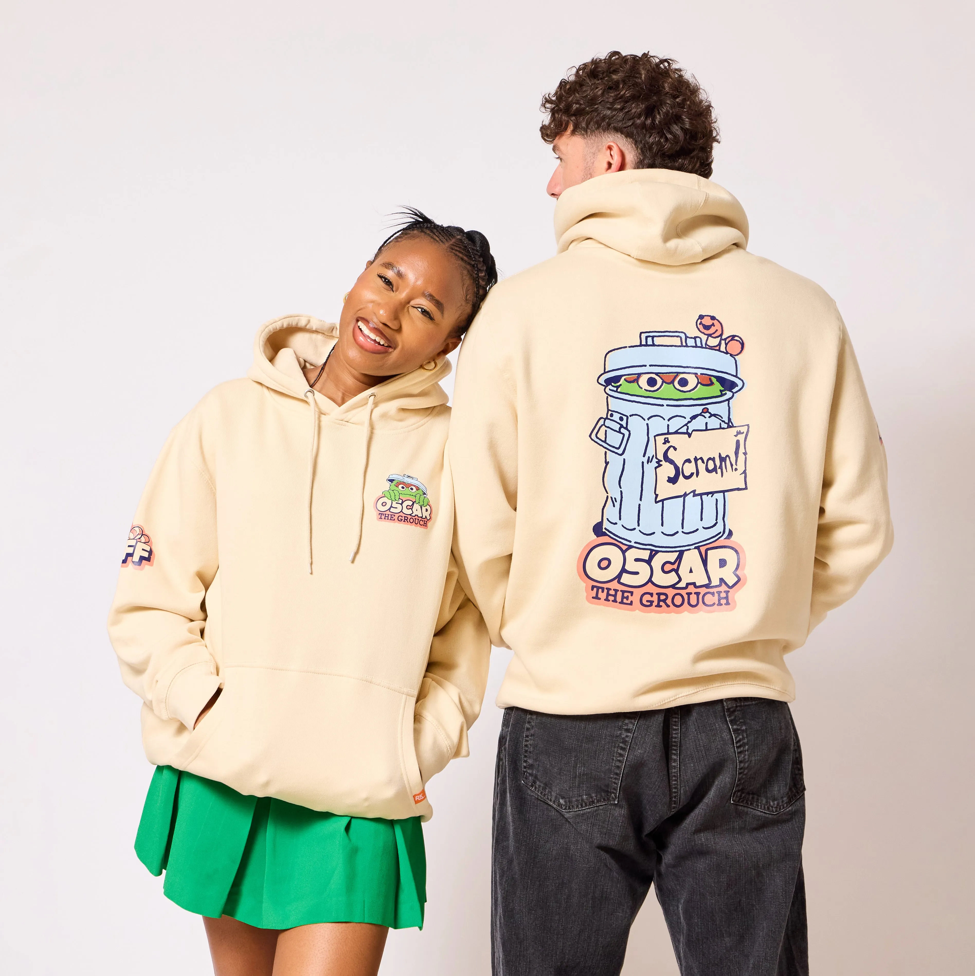 Sesame Street BFF Hoodie - Ivory sold by RetroKid product image thumbnail 2