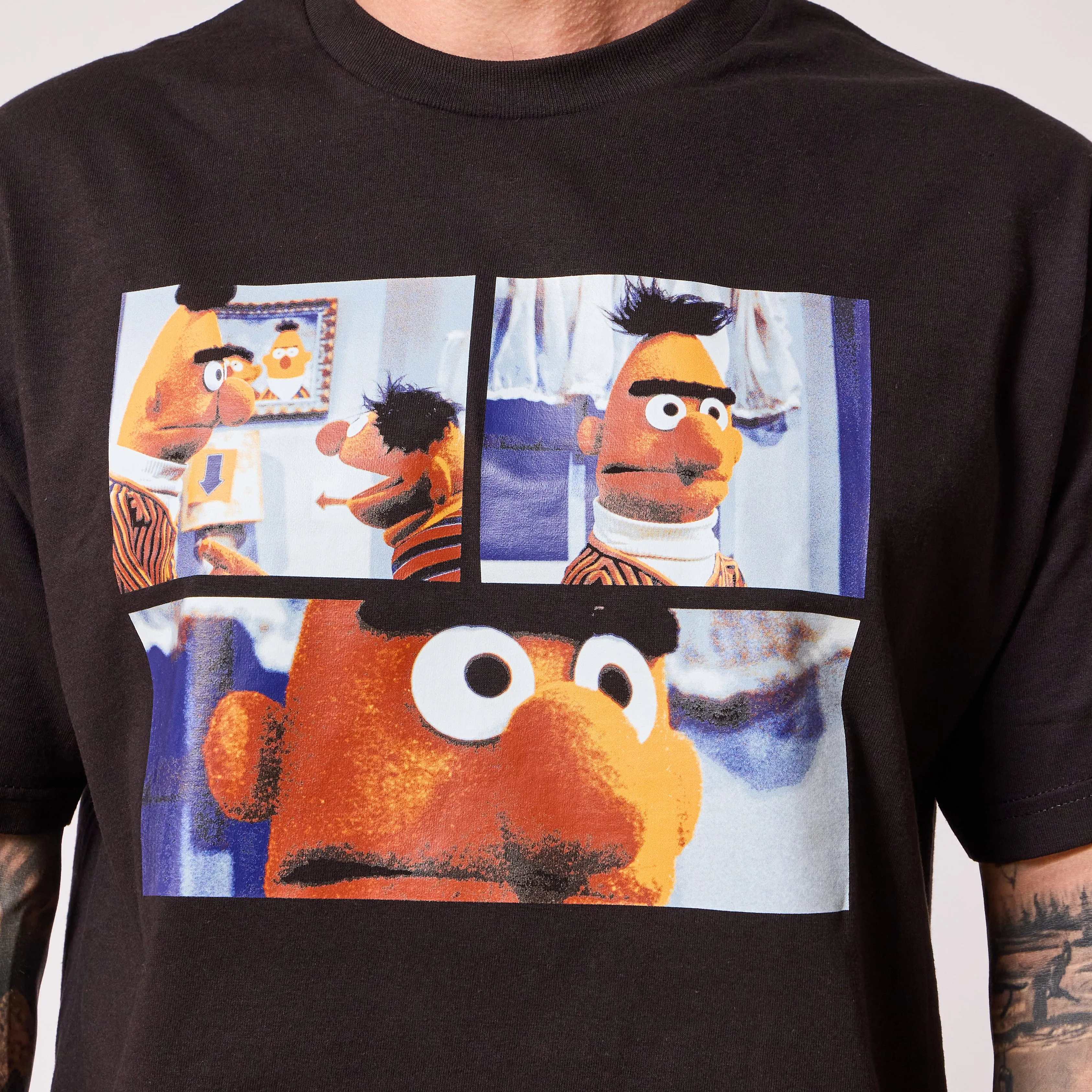 Sesame Street Bert T-shirt - Black sold by RetroKid product image thumbnail 4