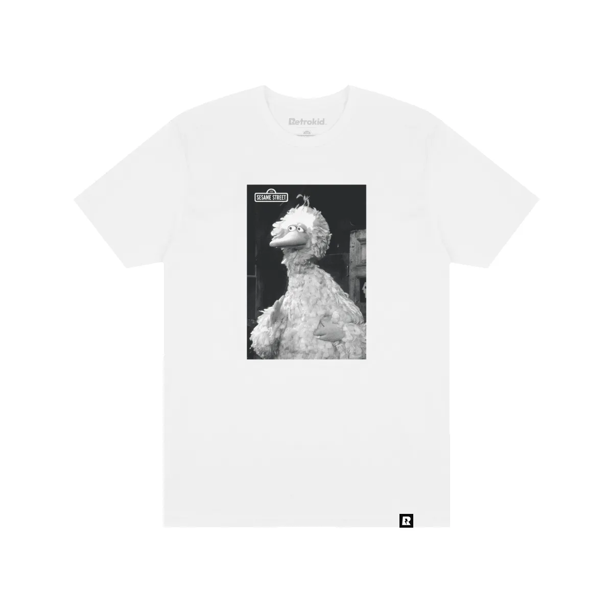 Sesame Street Big Bird T-shirt - White sold by RetroKid