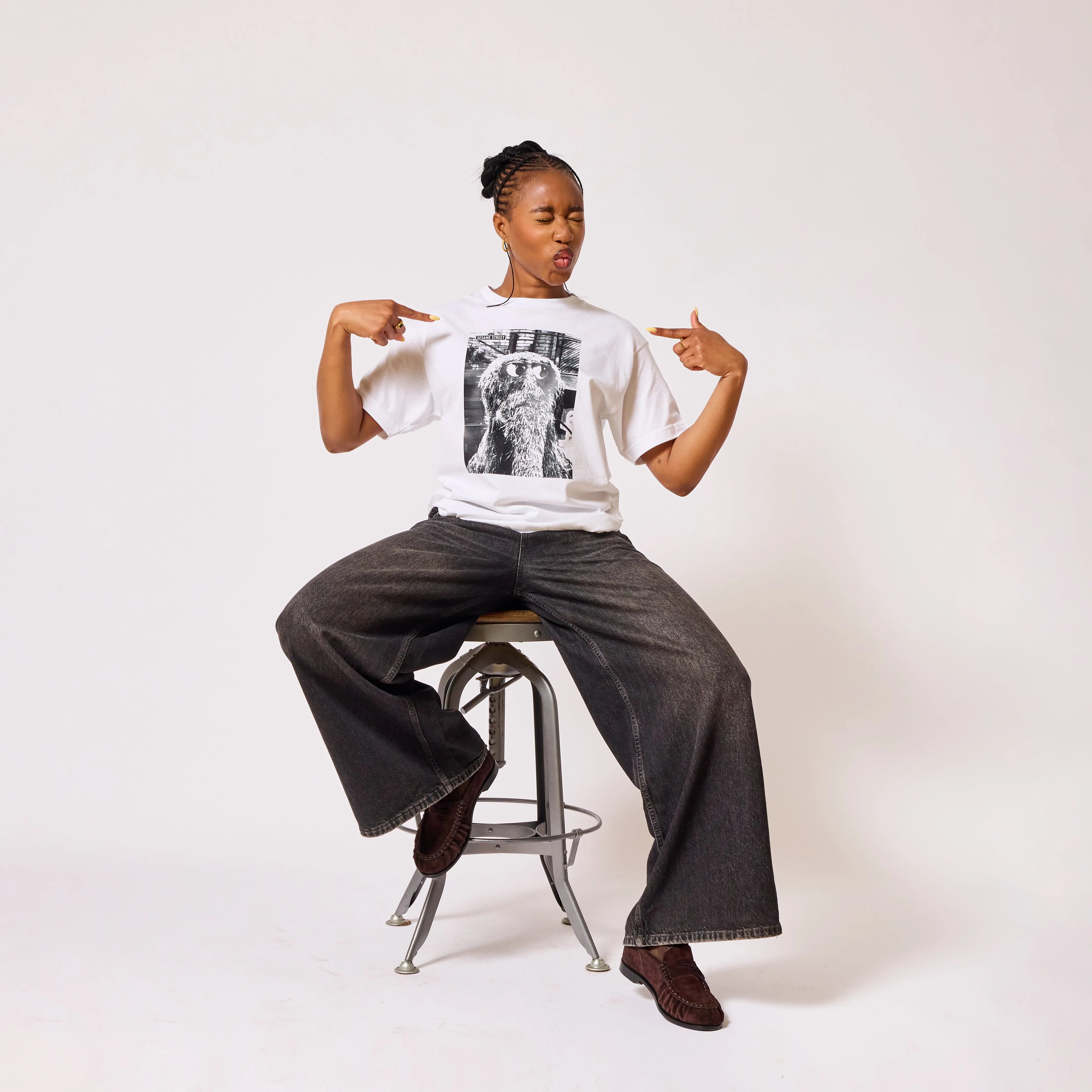 Sesame Street Snuffleupagus T-shirt - White sold by RetroKid product image thumbnail 4