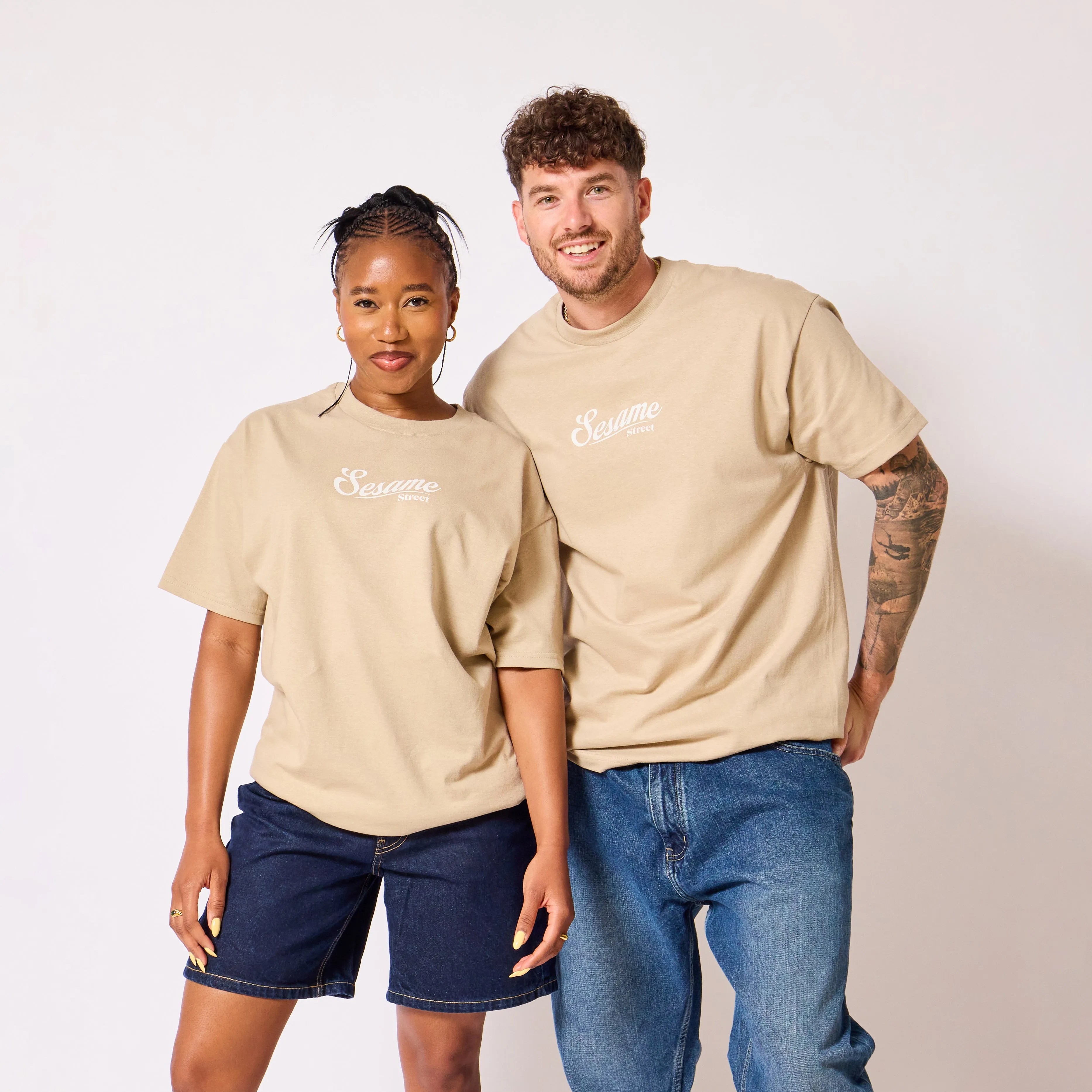 Sesame Street Raised Me T-Shirt - Sand sold by RetroKid product image thumbnail 2