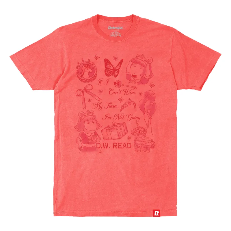 Arthur D.W. Read Not Going T-Shirt - Watermelon sold by RetroKid