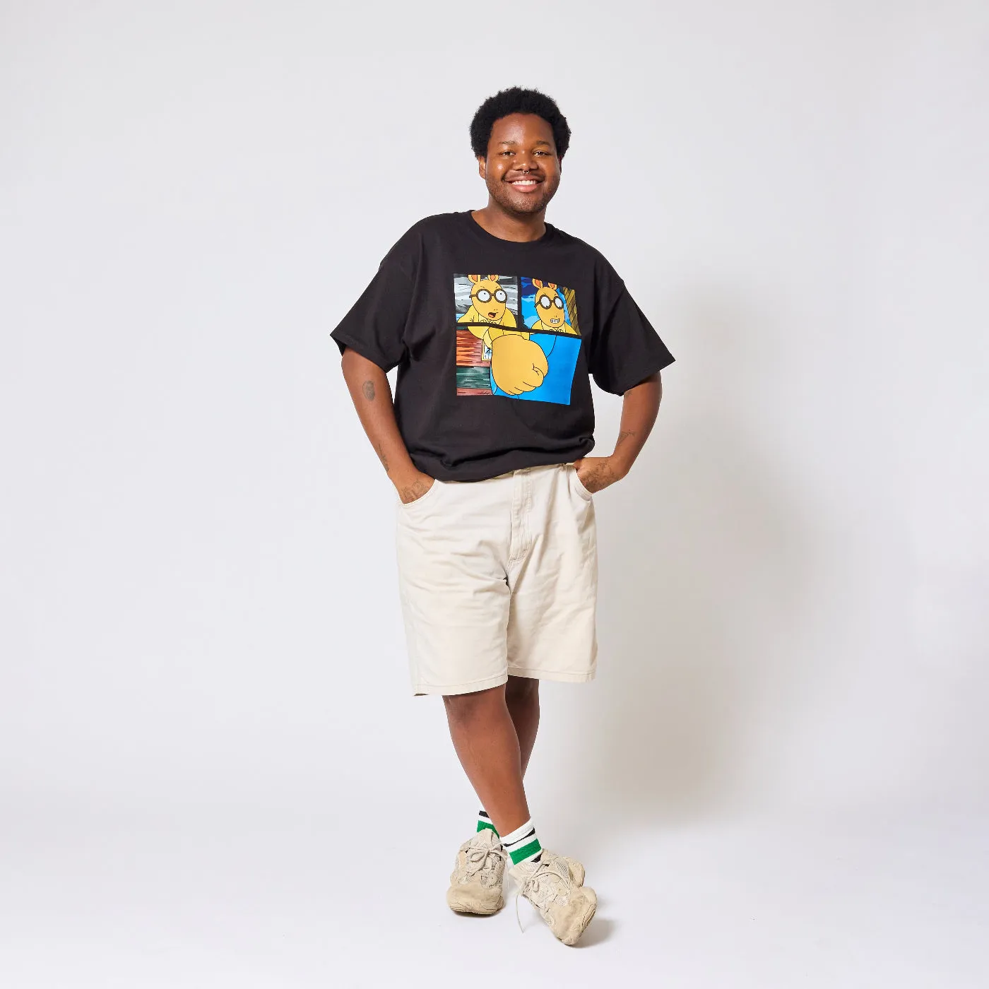 Arthur Fist T-Shirt - Black sold by RetroKid product image thumbnail 5