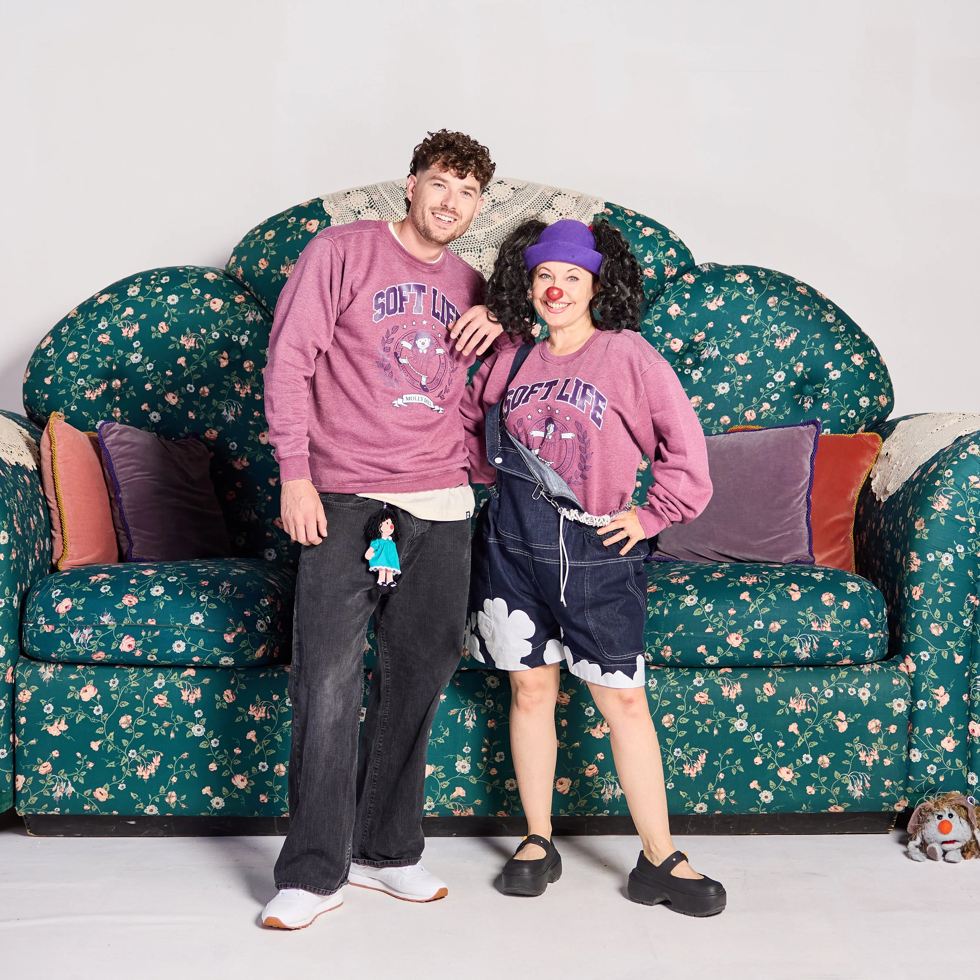 Big Comfy Couch Soft Life Crew - Vintage Berry sold by RetroKid product image thumbnail 3