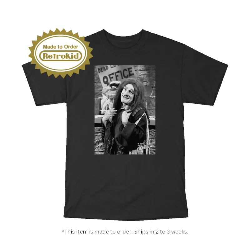 Hilarious House of Frightenstein Grizelda T-Shirt - Black [Made to Order] sold by RetroKid