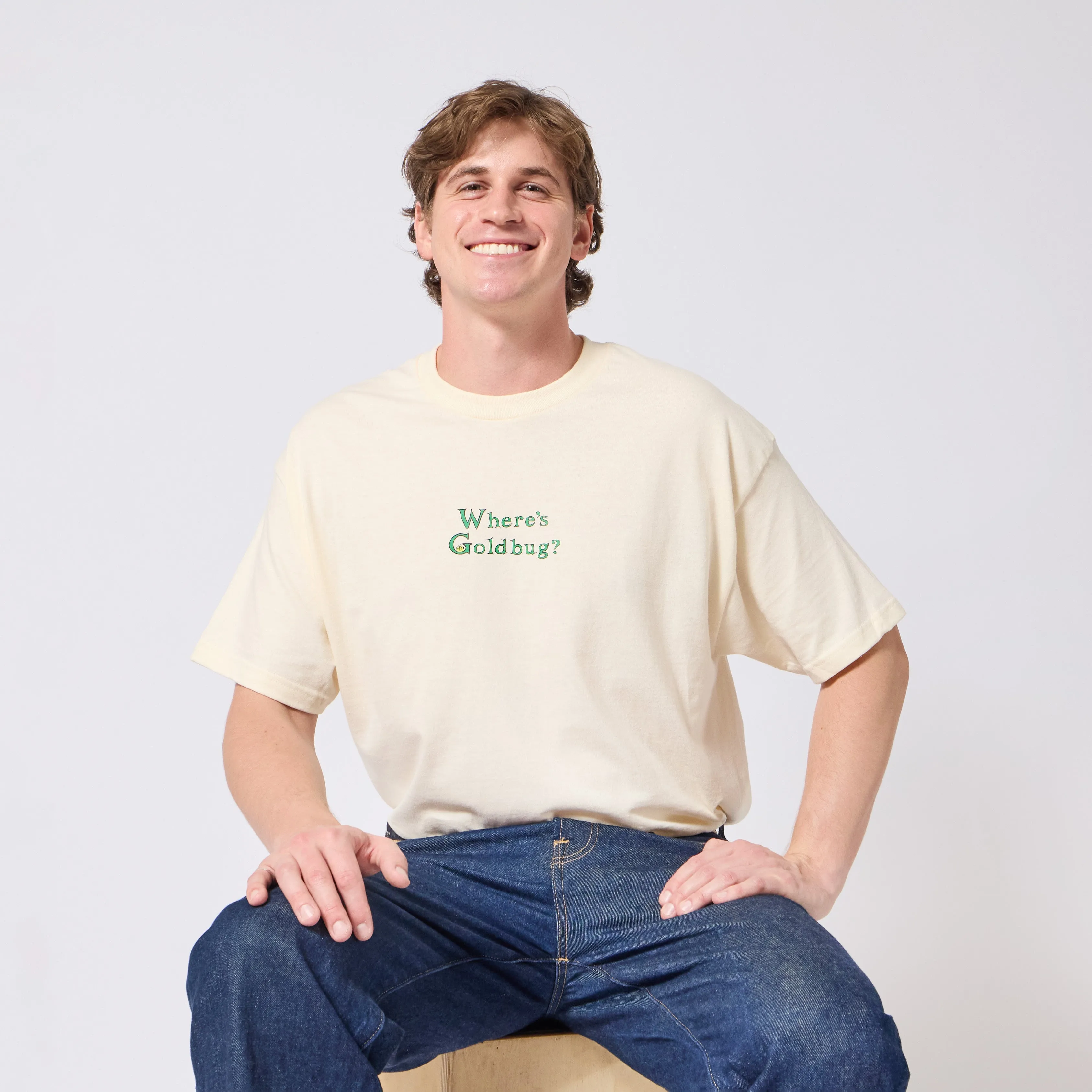 Richard Scarry Where's Goldbug T-shirt - Ivory sold by RetroKid product image thumbnail 5