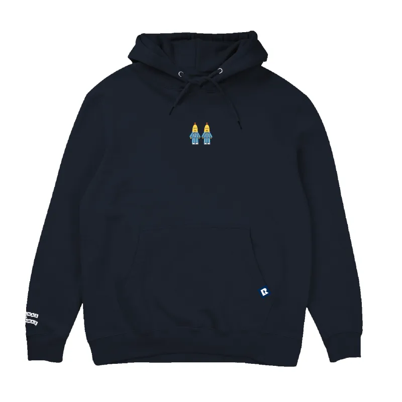 Bananas In Pyjamas Embroidered Hoodie - Navy sold by RetroKid