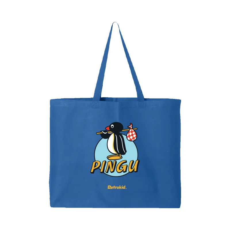 Pingu Logo Tote - Royal sold by RetroKid