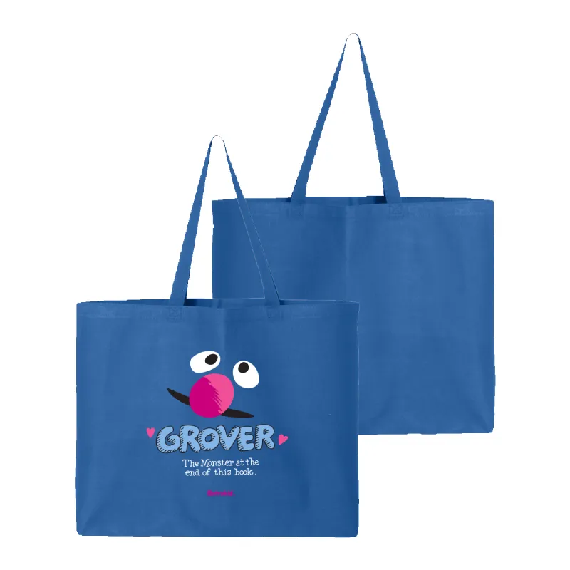 Monster at the End of This Book Tote - Royal sold by RetroKid