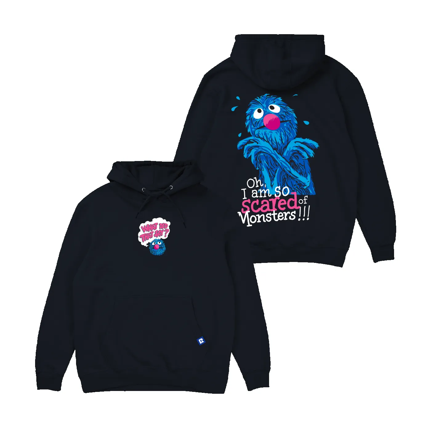 Monster at the End of This Book Hoodie - Navy sold by RetroKid