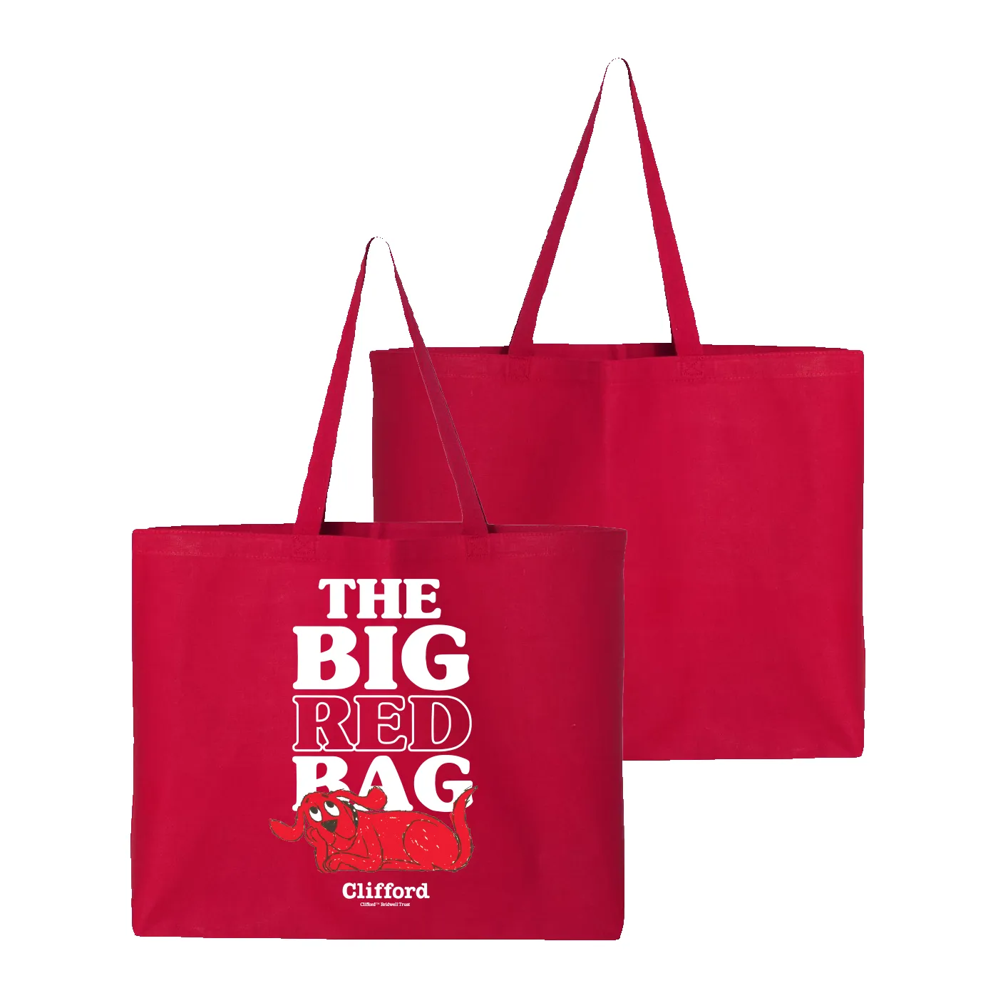Clifford The Big Red Dog Tote - Red sold by RetroKid product image thumbnail 5